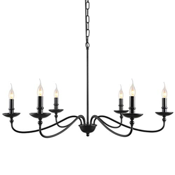 SEOL-Light 36" Dia Classic Candelabra Style Large Dining Room Chandeliers Farmhouse Ceiling Hanging ...