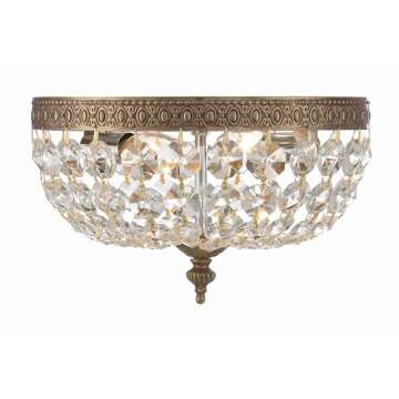 Elegant Crystorama Flush Mount Light for Your Home