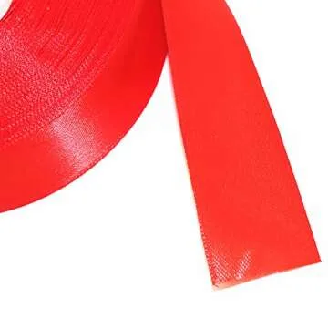 SWTOOL 1" Single Face Satin Ribbon 50 Yards Roll for Wedding Details, Sewing Projects, Gift Wrapping, Invitation Embellishments and Crafting Projects Etc (Red)