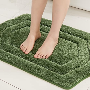 COSY HOMEER Extra Thick Bath Rugs - Luxurious Anti-Slip, Soft Plush Mats for Every Bathroom