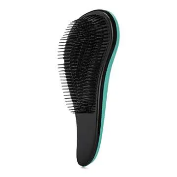 Curly Girl Breeze Thru Detangling Brush | Hair Detangler Hairbrush for Adults & Kids | Gets Rid of Tangles & Knots in Natural, Curly, Straight, Wet or Dry Hair (Turquoise)