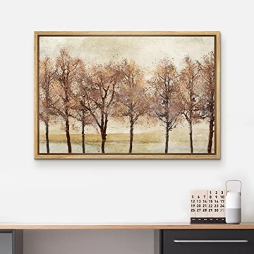 wall26 Framed Canvas Print Autumn Leaf Art for Home