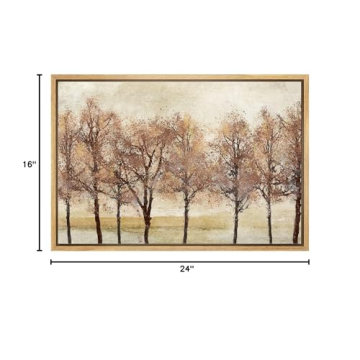 wall26 Framed Canvas Print Autumn Leaf Art for Home