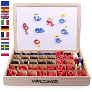 Montessori Magnetic Letters & Numbers for Kids | Educational Toys