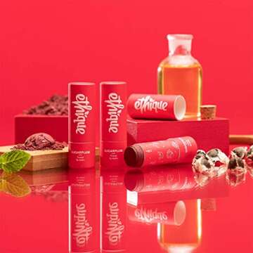 Ethique Sugarplum Nourishing Tinted Lip Balm - Plastic-Free, Vegan, Cruelty-Free, Eco-Friendly, 0.32...
