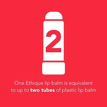 Ethique Sugarplum Nourishing Tinted Lip Balm - Plastic-Free, Vegan, Cruelty-Free, Eco-Friendly, 0.32 oz (Pack of 1)