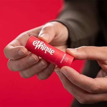 Ethique Sugarplum Nourishing Tinted Lip Balm - Plastic-Free, Vegan, Cruelty-Free, Eco-Friendly, 0.32 oz (Pack of 1)