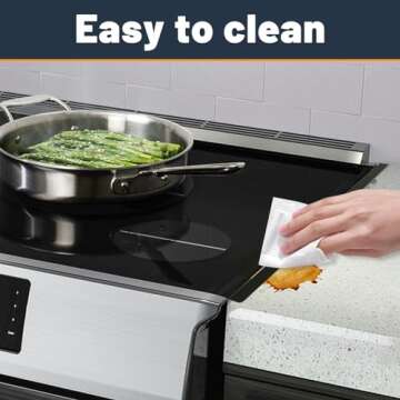 SZJHXIN Stove Gap Covers Stainless Steel, Adjustable 13.8-27.5 In(2 Pack), Heat Resistant, Gas Stove Side Gap Protector (Matte Black)