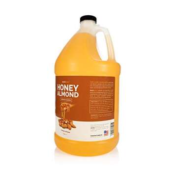 Bark 2 Basics Honey & Almond Dog Shampoo, 1 Gallon | Unique Herbal Blend, Finest Natural Ingredients...