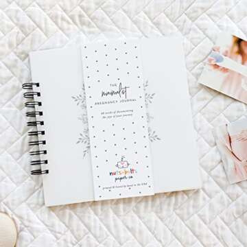 Pregnancy Journal: Welcoming Our Little One, A simple black and white keepsake journal to document i...