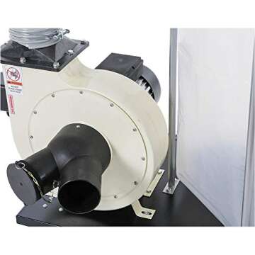 Shop Fox W1685-1-1/2 HP Dust Collector: Power-Packed Performance in a Sleek Design