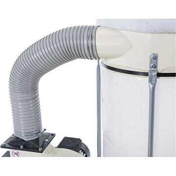 Shop Fox W1685 Dust Collector - Powerful 1.5 HP Suction