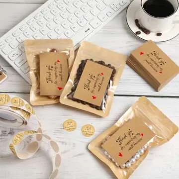 Leelosp 2280 Pcs Thank You Cards and Stickers Set