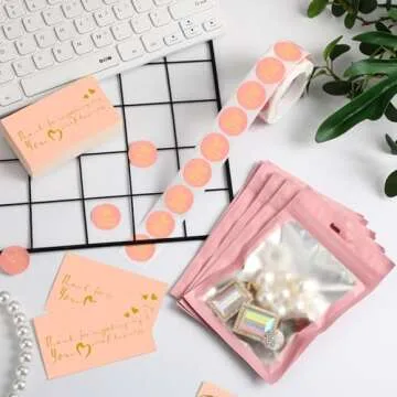 Leelosp 2280 Pcs Thank You Cards and Stickers Set