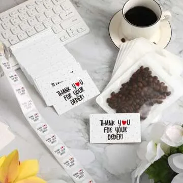 Leelosp 2280 Pcs Thank You Cards and Stickers Set