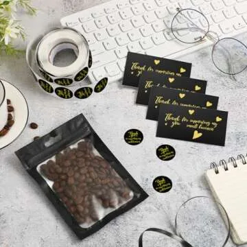 Leelosp 2280 Pcs Thank You Cards and Stickers Set