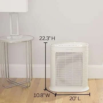 Honeywell AllergenPlus HEPA Air Purifier, Airborne Allergen Reducer for Extra Large Rooms, Reduces Allergens, Smoke, Wildfire Smoke, Pollen, Pet Dander and More, White, HPA304