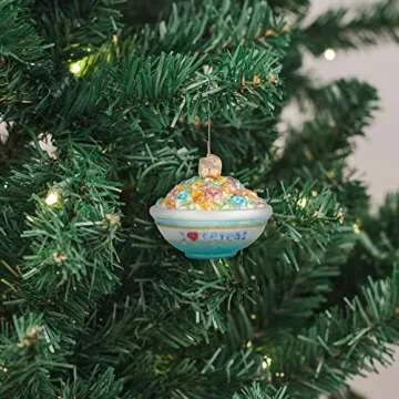 Old World Christmas Ornaments Bowl of Cereal Glass Ornament