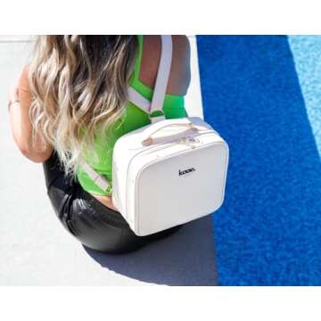 Koae Luxe Makeup Bag with LED Mirror for Ultimate Style