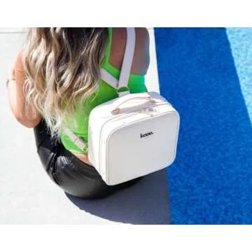Koae Luxe Makeup Bag with LED Mirror for Ultimate Style