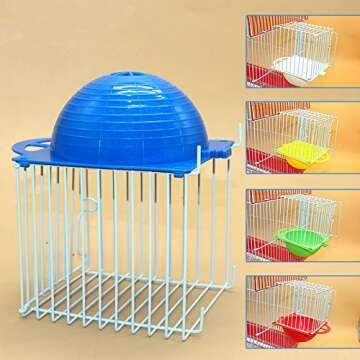 Bird Cage Easy Cleaning Bird House Birds Breeding Boxes Cat House Parrot Nest Hamster Cage Pet Accessories Birdcage