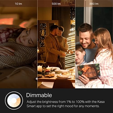 Kasa Smart Light Bulb KL110: Wi-Fi Dimmable & Voice Control