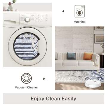 Bavni 8X10 Area Rugs - Durable Washable & Non-Slip