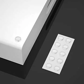 NIUBEE Acrylic Serving Tray 12x20 Inches -Spill Proof- White Decorative Tray Organiser for Ottoman Coffee Table Countertop with Handles