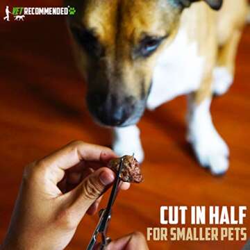 Vet Recommended Premium Whole Chicken Hearts for Dogs and Cats (5oz Bag), Freeze Dried Natural Dog Treats - Perfect Organ Meat for Pets, Human Grade, Natural Source of Taurine, USA Made.