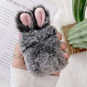 Guppy AirPods Bunny Case Cute 3D Rabbit Ears Soft