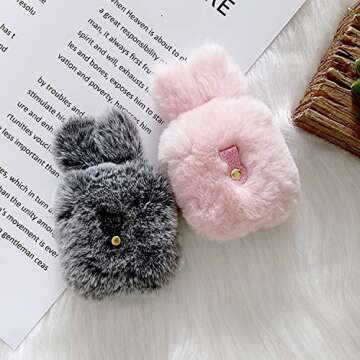 Guppy AirPods Bunny Case Cute 3D Rabbit Ears Soft