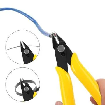 HongWay 5pcs Micro Flush Cutters - Sharp and Ergonomic Tool