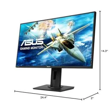 ASUS VG275Q 27 inch Full HD 1080p 1ms Dual HDMI Eye Care Console Gaming Monitor with FreeSync/Adaptive Sync, Black