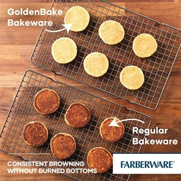 Farberware GoldenBake Nonstick Cake Pans, Two 8-Inch Set