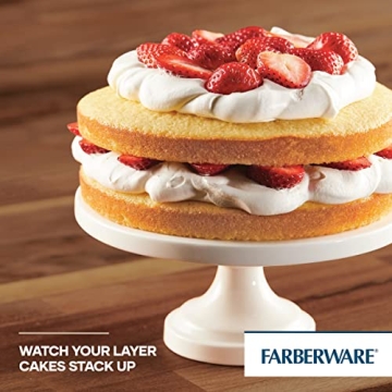 Farberware GoldenBake Nonstick Cake Pans, Two 8-Inch Set