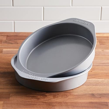 Farberware GoldenBake Nonstick Cake Pans, Two 8-Inch Set
