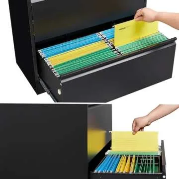 Durable Locking Metal Storage Cabinet with Drawers