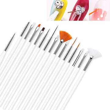 KRISMYA 30 Pcs Cake Painting Brushes for Baking