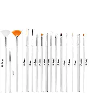 KRISMYA 30 Pcs Cake Painting Brushes for Baking