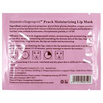 Adofect Peach Mochurizing Collagen Lip Masks - Anti-Aging