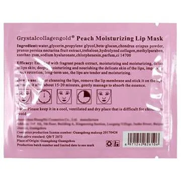 Adofect Peach Mochurizing Collagen Lip Masks - Anti-Aging