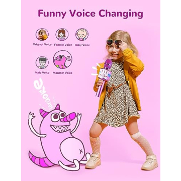 Amazmic Kids Microphone - Fun Karaoke Toy for Ages 3-10