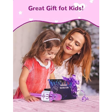 Amazmic Kids Microphone - Fun Karaoke Toy for Ages 3-10