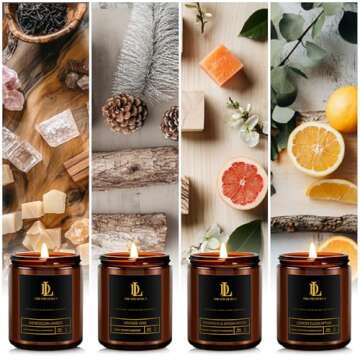 Dreamy Dewla Scented Candles Set - Eco-Friendly Gifts for Men