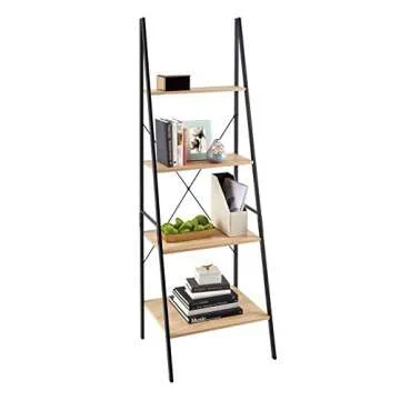 ClosetMaid 4-Tier Wood Ladder Shelf - Natural Bookcase