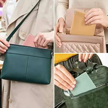 Compact BABORUI Small Makeup Bags for Purse - 4 Pack