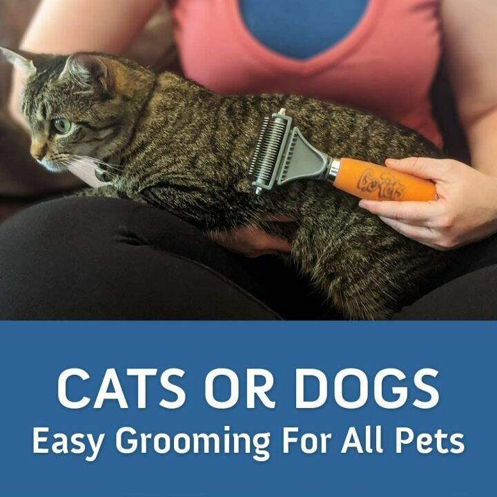GoPets Dematting Comb for Cats & Dogs