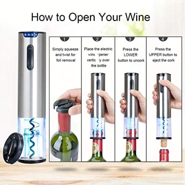 Rechargeable Electric Wine Bottle Opener for All Wine Lovers