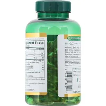 Nature's Bounty Fish Oil, Dietary Supplement, Omega 3, Supports Heart Health, 1200 Mg, 120 Rapid Release Softgels