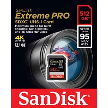 SanDisk 512GB Extreme PRO SDXC Card - Fast, Durable, Reliable